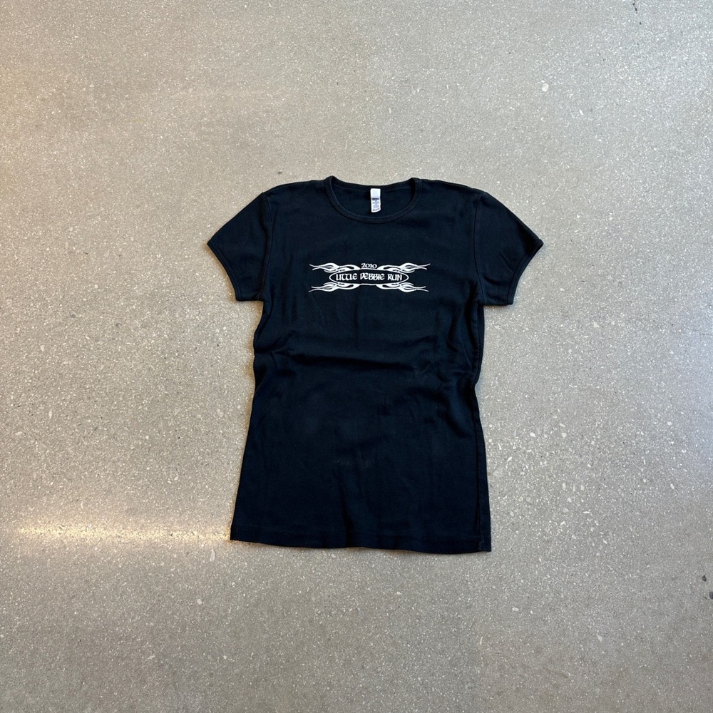 Bella Canvas Black 2010 Little Debbie Run Motorcycle Event T Shirt Size Medium